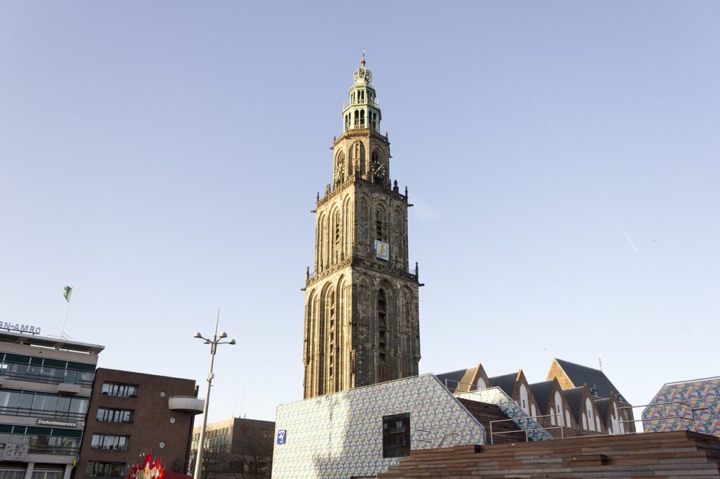 groningen, martini tower, tower, architecture, groningen tower, groningen city center, netherlands, europe, groningen, groningen, groningen, groningen, groningen, martini tower